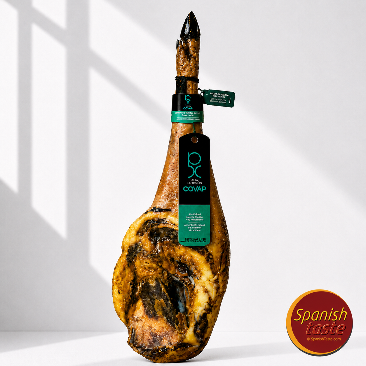 100% ibérica cebo de campo ham Shoulder Covap