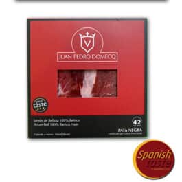 Packet of 100% iberico bellota ham Domecq 80gr